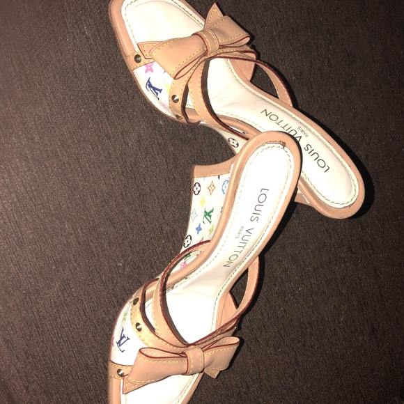 Louis Vuitton Shoes - Louis Vuitton Multicolor Wedges